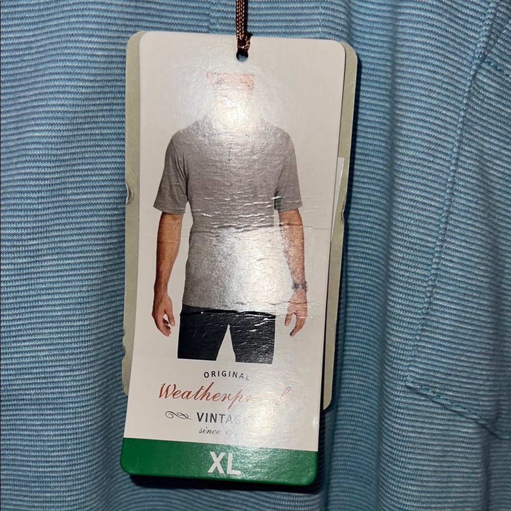 Weatherproof Blue Polo Shirt‎ Casual Knit - Picture 2 of 6